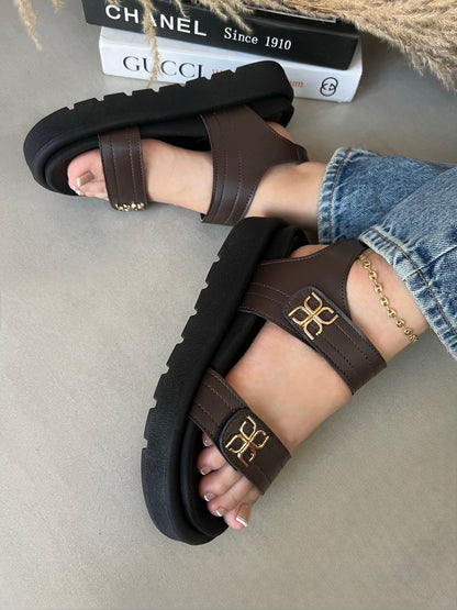 Sandalias Soft Luxury Con Herraje