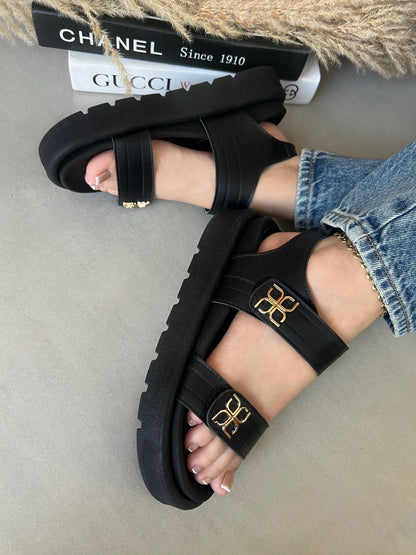 Sandalias Soft Luxury Con Herraje