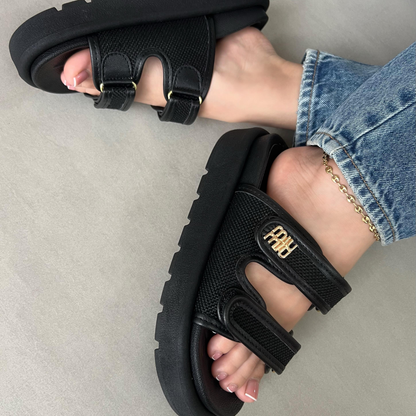 Sandalias Velvet Bow